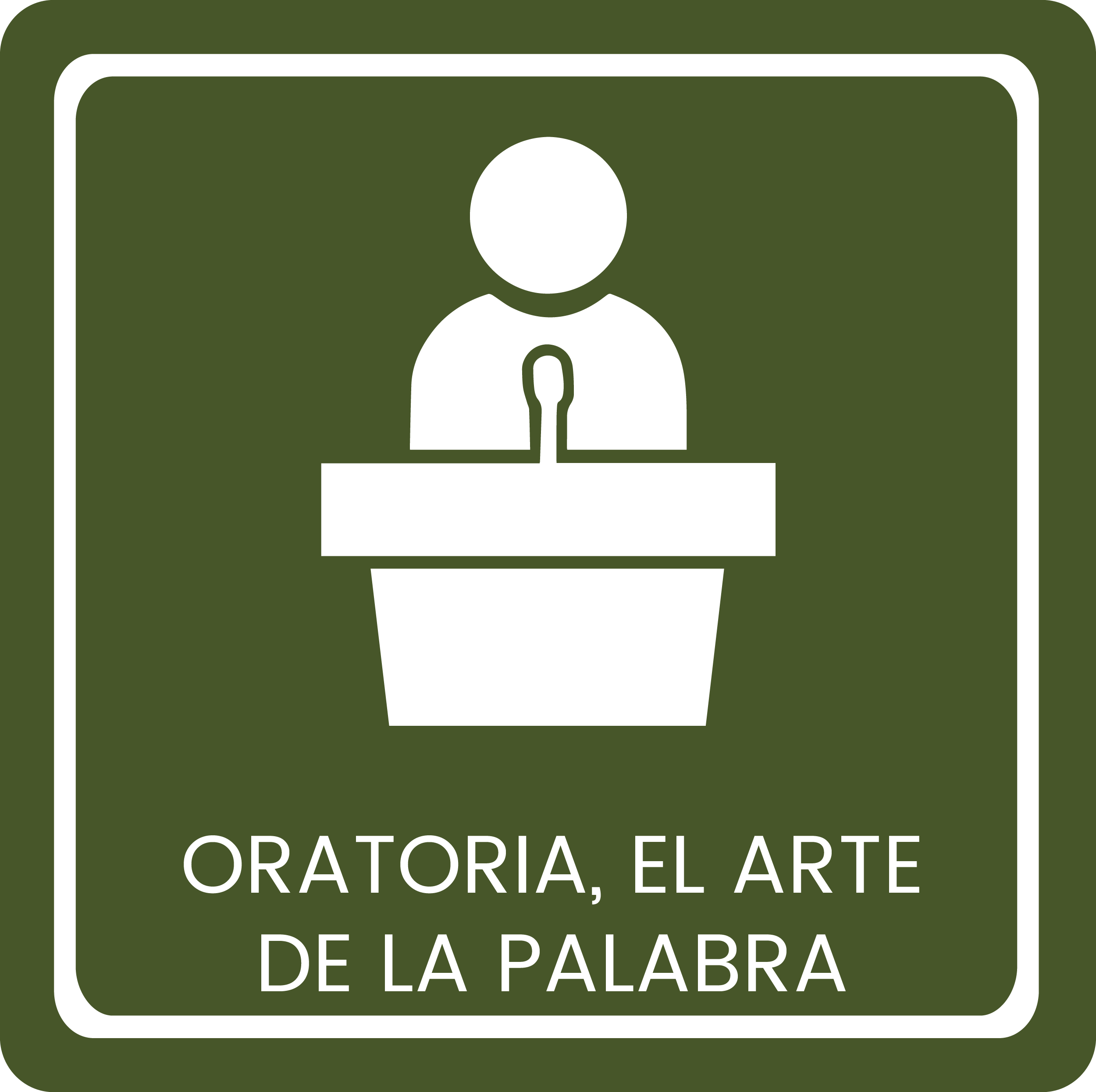 La  oratoria y gestión de emociones.